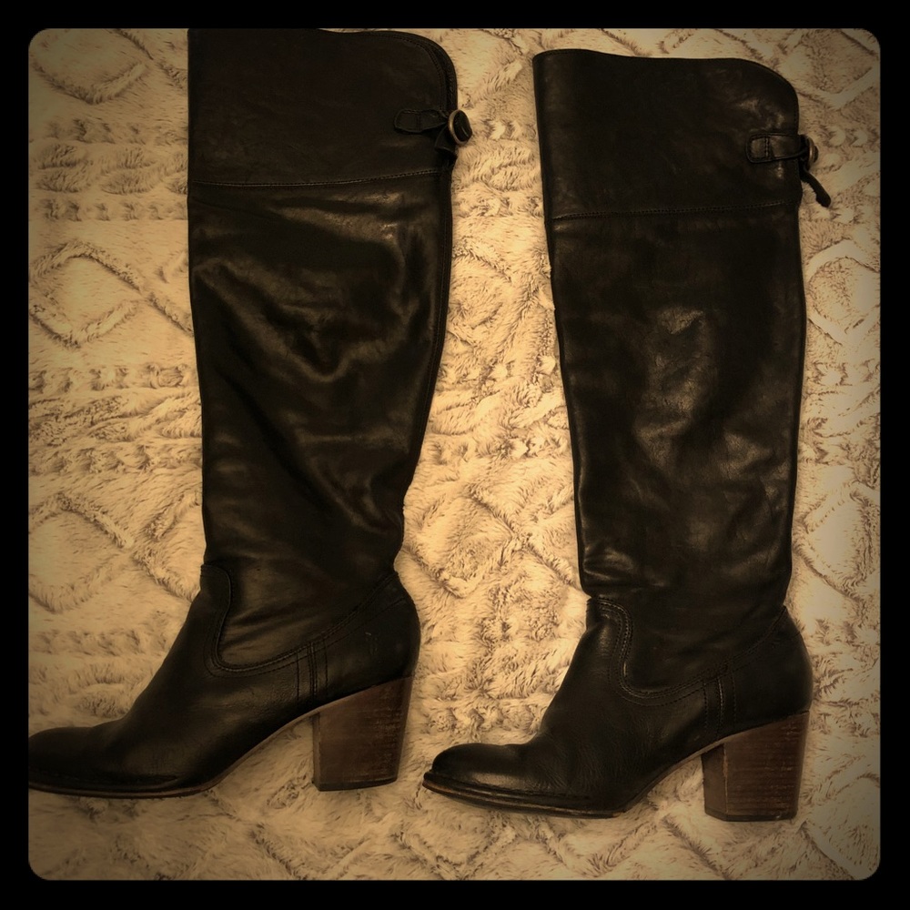 Frye over the knee boots